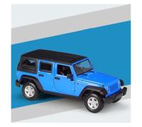 AMYALIN Modellino Pressofuso Auto in Scala 1:24 per Jeep per Wrangler per Unlimited 2015 Modellino Auto in Lega Pressofusa(Blu)