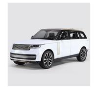 AMYALIN Modellino Pressofuso Auto in Scala 1:24 per Land per Rover per Range per Rover per SV 2022 Ornamenti per Modellini di Auto in Lega Pressofusa(Bianco)