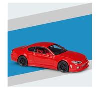 AMYALIN Modellino Pressofuso Auto in Scala 1:24 per Nissan per Silvia S-15 Modellino Auto in Lega Pressofusa da Collezione per Hobby E Decorazione(Rosso)