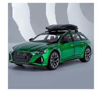 AMYALIN Modellino Pressofuso Auto in Scala 1:24 per RS6 Collezione di Modellini di Auto in Lega Metallica Pressofusa(Verde)