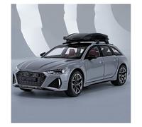AMYALIN Modellino Pressofuso Auto in Scala 1:24 per RS6 Collezione di Modellini di Auto in Lega Metallica Pressofusa(Grey)