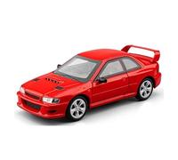 AMYALIN Modellino Pressofuso Auto in Scala 1:24 per Subaru per Impreza per STI Modellino Auto in Lega di Metallo Pressofuso Oggetto da Collezione(Rosso)