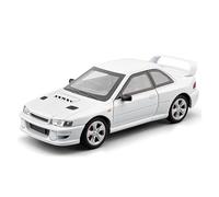 AMYALIN Modellino Pressofuso Auto in Scala 1:24 per Subaru per Impreza per STI Modellino Auto in Lega di Metallo Pressofuso Oggetto da Collezione(Bianco)
