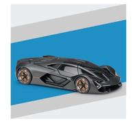AMYALIN Modellino Pressofuso Auto in Scala 1:24 per Terzo per Millennio Modellino in Lega di Metallo Pressofuso per Auto(Grey)