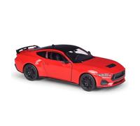AMYALIN Modellino Pressofuso Auto in Scala 1:25 per Mustang GT 2024 Modellini in Lega Pressofusa di Veicoli in Metallo(Rosso)