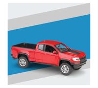 AMYALIN Modellino Pressofuso Auto in Scala 1:27 per Chevrolet per Colorado ZR2 2017 Modello da Collezione in Lega Pressofusa(Rosso)