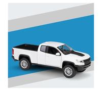 AMYALIN Modellino Pressofuso Auto in Scala 1:27 per Chevrolet per Colorado ZR2 2017 Modello da Collezione in Lega Pressofusa(Bianco)
