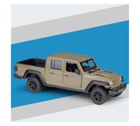 AMYALIN Modellino Pressofuso Auto in Scala 1:27 per Jeep per Gladiator 2020 Modellini di Auto in Metallo Pressofuso(Sand Brown)