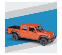 AMYALIN Modellino Pressofuso Auto in Scala 1:27 per Jeep per Gladiator 2020 Modellini di Auto in Metallo Pressofuso(Arancia)