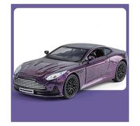AMYALIN Modellino Pressofuso Auto in Scala 1:32 per Aston per Martin DB12 per GT Modello di Auto Sportiva in Lega Pressofusa Ornamenti Decorativi(Viola)