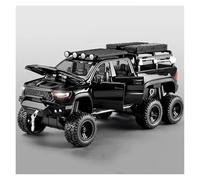 AMYALIN Modellino Pressofuso Auto in Scala 1:32 per Dodge per T-Rex Modellino Auto in Lega Pressofusa(Nero)
