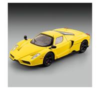 AMYALIN Modellino Pressofuso Auto in Scala 1:32 per Ferrari per Enzo Ornamenti per Modellini di Auto in Lega Pressofusa(Giallo)
