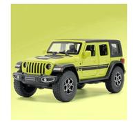AMYALIN Modellino Pressofuso Auto in Scala 1:32 per Jeep per Wrangler Modelli di Auto in Lega per Hobby da Collezione(Verde)