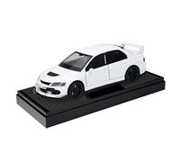 AMYALIN Modellino Pressofuso Auto in Scala 1:32 per Mitsubishi per Evo Modellino Auto in Metallo Pressofuso(Bianco)