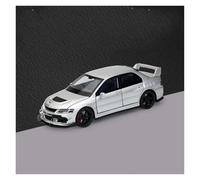 AMYALIN Modellino Pressofuso Auto in Scala 1:32 per Mitsubishi per Lancer per Evolution per Ninth Modellino di Auto in Lega Pressofusa per Esterni Collezione Hobby(d'Argento)