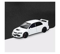AMYALIN Modellino Pressofuso Auto in Scala 1:32 per Mitsubishi per Lancer per Evolution per Ninth Modellino di Auto in Lega Pressofusa per Esterni Collezione Hobby(Bianco)