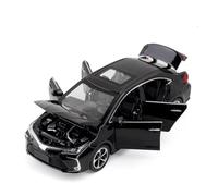 AMYALIN Modellino Pressofuso Auto in Scala 1:32 per Toyota per Corolla Modello di Auto in Lega con Apertura A Tirante per Portiere(Nero)