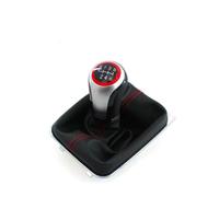 AMYALIN Pomello Del Cambio Auto Per VW Per Golf 7 Mk7 Per GTI Per GTD 2013-2018 Pomello Del Cambio Con Cuffia Parapolvere Impugnatura Accessori(For 6 Speed)