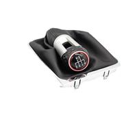 AMYALIN Pomello Del Cambio Auto Per VW Per Golf 7 MK7 Per GTI Per GTD 2013-2018 Pomello Del Cambio Manuale Con Cuffia Impugnatura Accessori(B,For 5 Speed)