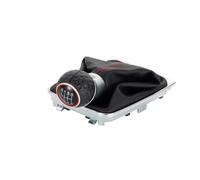 AMYALIN Pomello Del Cambio Auto Per VW Per Golf 7 MK7 Per GTI Per GTD 2013-2018 Pomello Del Cambio Manuale Con Cuffia Impugnatura Accessori(A,For 6 Speed)