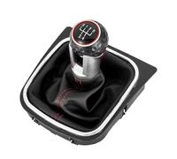 AMYALIN Pomello Del Cambio Auto Per VW Per Golf MK6 Per GTI Per GTD R20 2004-2013 Copertura Per Pomello Del Cambio Manuale A 5/6 Marce Impugnatura Accessori(For 5 Speed)