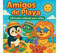 Amygos de Playa - Libro para colorear para niños