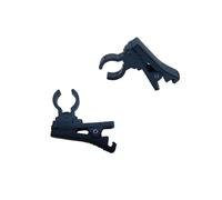 Amykite Fermacravatta per microfono lavalier in plastica ABS da 2 pezzi per S ony UWP per Sennheiser per S aramonic per Shure per Boya Clip per microfono lavalier con fibbia (6,5 mm)