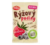 Amylon - Budino di riso al lampone senza glutine BIO, 40 g