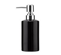 AMYSTY Dispenser Sapone Ricaricabile Distributore di Sapone Ricaricabile Multiuso for Cucina, Bagno E Lavanderia Dosatore Liquido(Black)