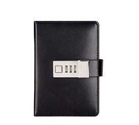 AMYSTY Quaderno Appunti Diari Notebook Creativo Libro Password Con Diario Di Blocco Blocco Note Installato Quaderno for Viaggiatori Scolastici Taccuino Per Lavoro(B)