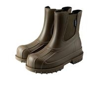 AMYSTY Stivali Pioggia Antiscivolo Stivali Da Pioggia Impermeabili Da Donna Con Tubo Centrale For Uso Esterno E Scarpe In Gomma Antiscivolo Stivali Impermeabile(Grün,36)