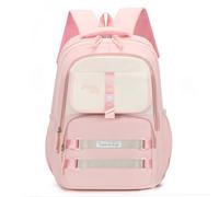 Amythe Zaino Scuola Media e Superiore per Ragazza, 2025 Grande Zaino Scuola Ragazzi Adolescenti Impermeabile per 16" Laptop, Zaini da Viaggio Casual Leggero e Moda-Rosa