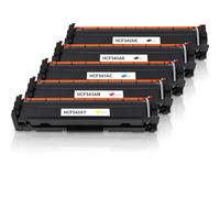 AMZ Vari - Toner compatibile con HP CF540A CF541A CF542A CF543A / 203A CMYK (set da 5)