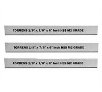 Amz391 - Set di 3 lame per troncatura per tornio, 1/8" x 7/8" x 6" pollici HSS M2 GRADE-Amz391