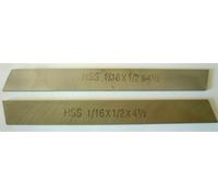 Amz481 - Set di 2 lame da taglio per tornio in metallo HSS, M2, 1/16" x 1/2" x 4-1/2"