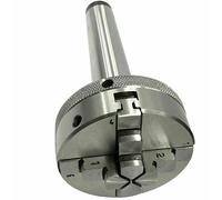 Amz638 - Mandrino autocentrante per mini tornio a 4 ganasce da 65 mm e timone MT3, M12 x 1,75