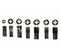 Amz826 - Set di rubinetti e matrici da 1/4" a 3/4" 26 TPI BSB BSCY CEI VINTAGE TORNIO FRESATURA RESTAURO-Amz826