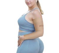 AMZAM® Manicotto a compressione medica per donne e uomini, 20-30 mmHg, tutore a compressione graduata con fascia in silicone per alleviare il dolore, linfedema, edema, gonfiore, artrite