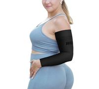 AMZAM® Manicotto a compressione medica per donne e uomini, 20-30 mmHg, tutore a compressione graduata con fascia in silicone per alleviare il dolore, linfedema, edema, gonfiore, artrite