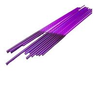AMZBNEIDI Bastoncini Trasparenti in Acrilico, 100 Pezzi di Asta Rotonda acrilica Trasparente Colorata, Bastoncini acrilici for Cake Pops, Bastoncini acrilici for Cake Topper Piatti(Purple,3x100mm)