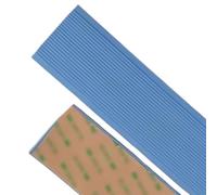 AMZBNEIDI Bordo Arrotondato in PVC per gradini, Profilo for Scale in Vinile Autoadesivo Multicolore 1-30 m for Piastrelle Legno Metallo(Blue,2m(6.6ft))