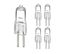 AMZBNEIDI Lampadine alogene, G5.3 12V 20W 35W 50W 75W Halogen Capsule Lamps Pack of 5 Warm White(G5.3-12v-50w)