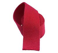 AMZBNEIDI Nastro in Cotone Pesante, 25mm Polyester Cotton Webbing Strap Multicolor 5-20 Yards(Deep Red,20 Yard)