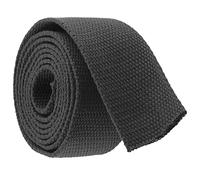 AMZBNEIDI Nastro in Cotone Pesante, Polyester Cotton Webbing Strap 20mm Multicolor 5-20yd(Black,5 Yard)