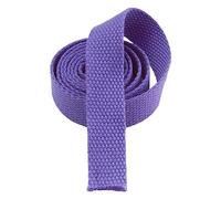 AMZBNEIDI Nastro in Cotone Pesante, Polyester Cotton Webbing Strap 20mm Width 5-20 Yards Multicolor(Purple,20 Yard)