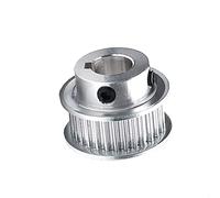 AMZBNEIDI Puleggia per Cinghia dentata, 1pc HTD-5M Puleggia della Cinghia dentata 40/45/48 Denti Passo 5mm con Passo/chiavetta Drive Puleggia dentata Larghezza Denti 27mm(Bore 30mm8x3.3mm,5M-45Teeth)
