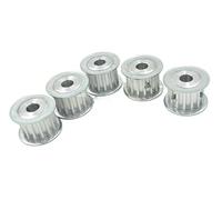 AMZBNEIDI Puleggia per Cinghia dentata, 5/10 pz 16 Denti 5 M Puleggia Sincrona Foro 5-12mm Fit W = 10/15/20/25mm 5 M Cinghia Dentata 16 T 16 Denti HTD 5 M Puleggia AF(12mm,5pcs Fit Width 10mm Belt)