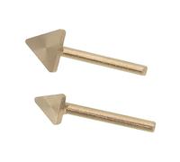 AMZBNEIDI Punte per Saldatore, 2 Punte for Saldatura con Testa Triangolare lisciante for Riparazione plastica in Rame for Saldatore di plastica