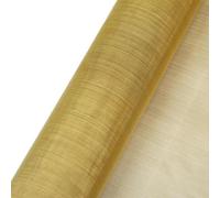 AMZBNEIDI Rete Metallica in Rame Intrecciata, Brass Wire Mesh Roll 100-500 Mesh for Rodent Control Garden Protection And Em Shielding(200mesh 1x1m)