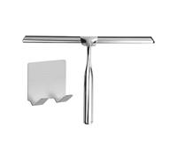 AMZBNEIDI Tergivetro Multiuso, Set tergivetro for Doccia, Raschietto for vetri con Ventosa, Adesivo, Gancio a S, Striscia in Silicone Multicolore(S2)